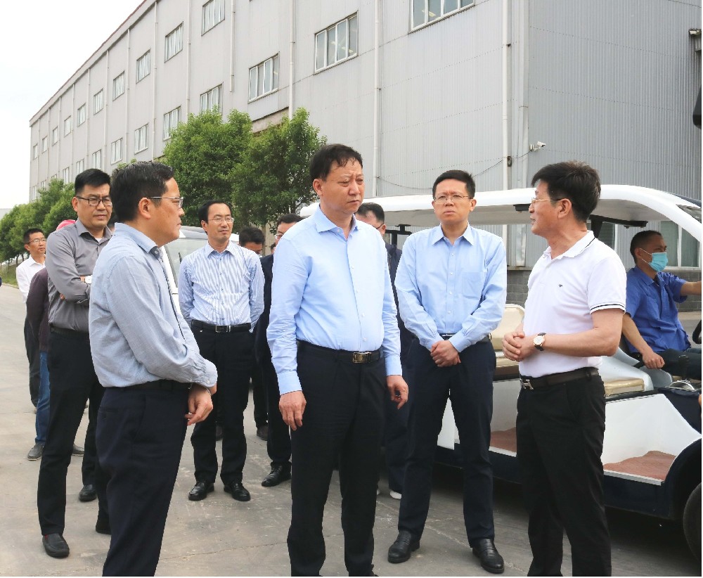 蚌埠市委書(shū)記黃曉武一行蒞臨盛世公司調(diào)研指導(dǎo)工作