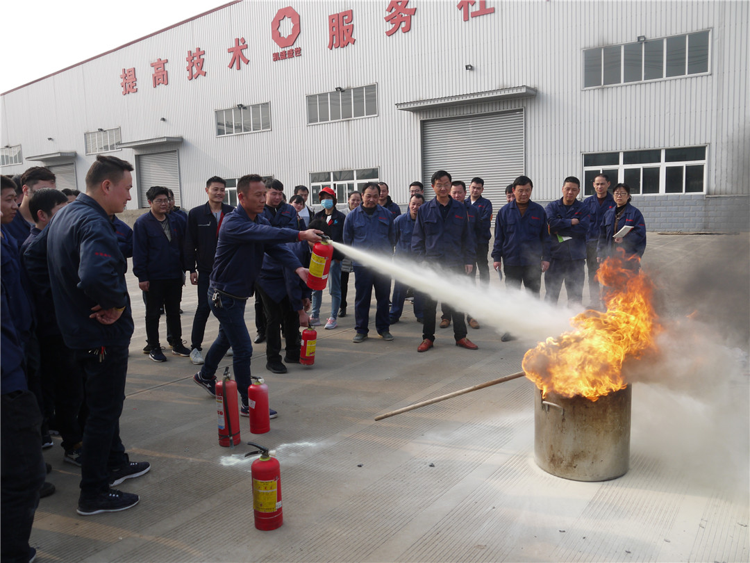 盛世新能源開展消防安全知識培訓及消防演練活動